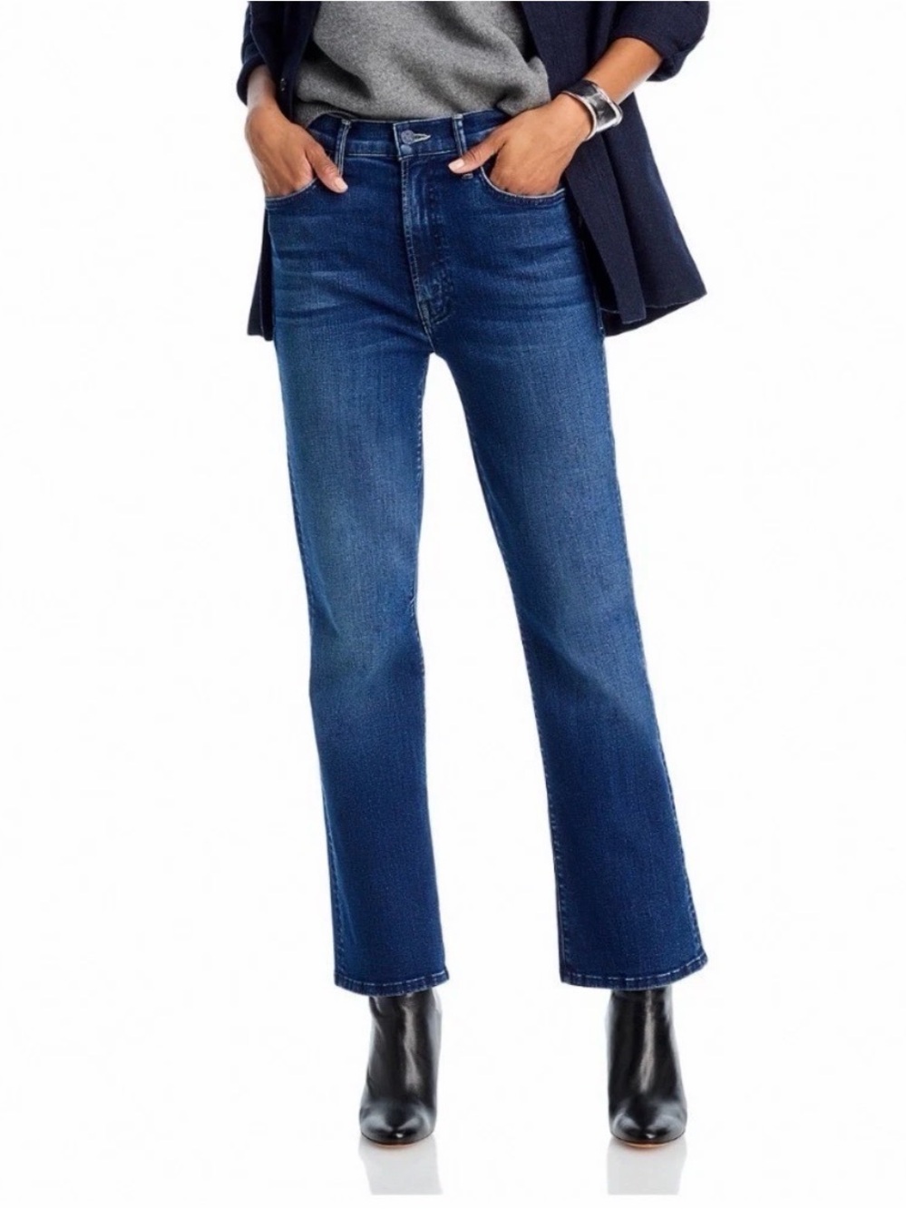 MOTHER The Hustler Ankle High Rise Jeans | Heirloom | Size 24